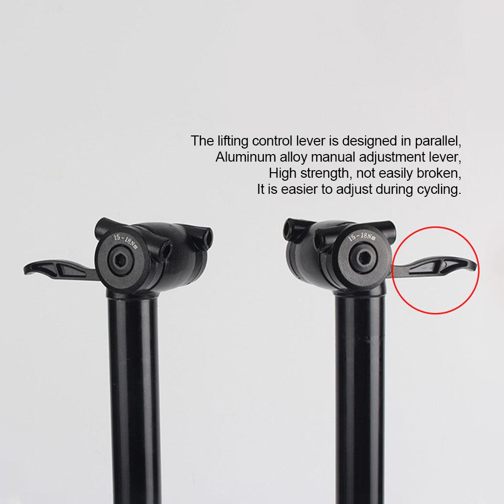 Dropper Seatpost Bike Seat Posts Height Adjustable Bike Dropper Seatpost Aluminum Alloy for Road Bicycle Mountain Bike