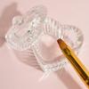 Crystal Acrylic Manicure Tray - Acrylic Powder and Liquid Holder, Manicure Tool Brush Cup, Nail Brush