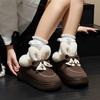 High-top cotton slippers winter cute rabbit cartoon plush warm thick-soled winter plush snow boots winter