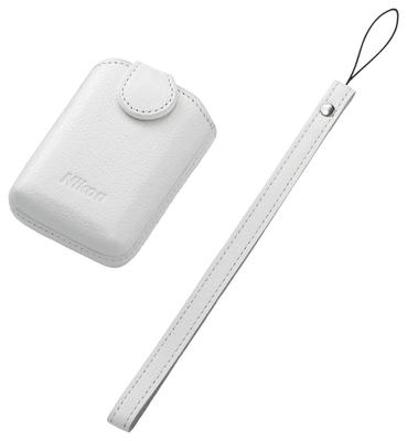 Nikon CS - CP4 - 1 Leather Case White