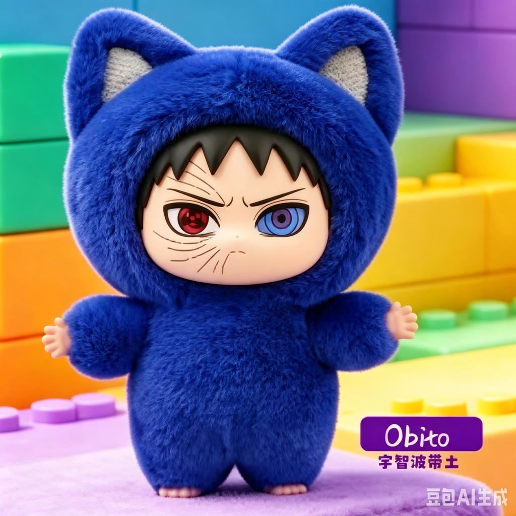 Toptoy Eaki Naruto V3 V2 Blind Box Kitten Land Series Pajamars Plush Vinyl Doll Movable Figure Itachi Sasuke Obito Surprise Toy