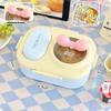 Macaron Style Portable Bento Box, Cute Lunch Container for Women & Teens, Great for Work Picnic Dating