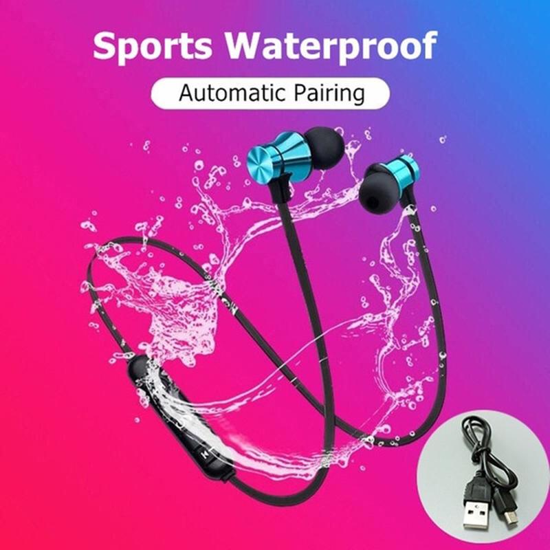 Magnetic Wireless Bluetooth Earphone Xt11 Music Phone Sport Earbuds With Mic
