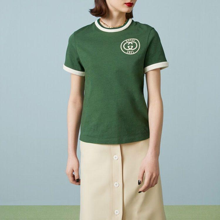 Gucci SS23 T Shirt Women's Green 756596-XJFV8-3754