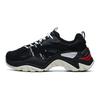 Fila Fabric Synthetic Leather Tpu Cow Split Suede Fishbone Low Top Dad Shoes Women Sneakers Black F12W124164FBG
