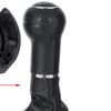 Seat Ibiza III 02-09 Gear Shift Knob Black & Gaiter with Frame 5-Speed