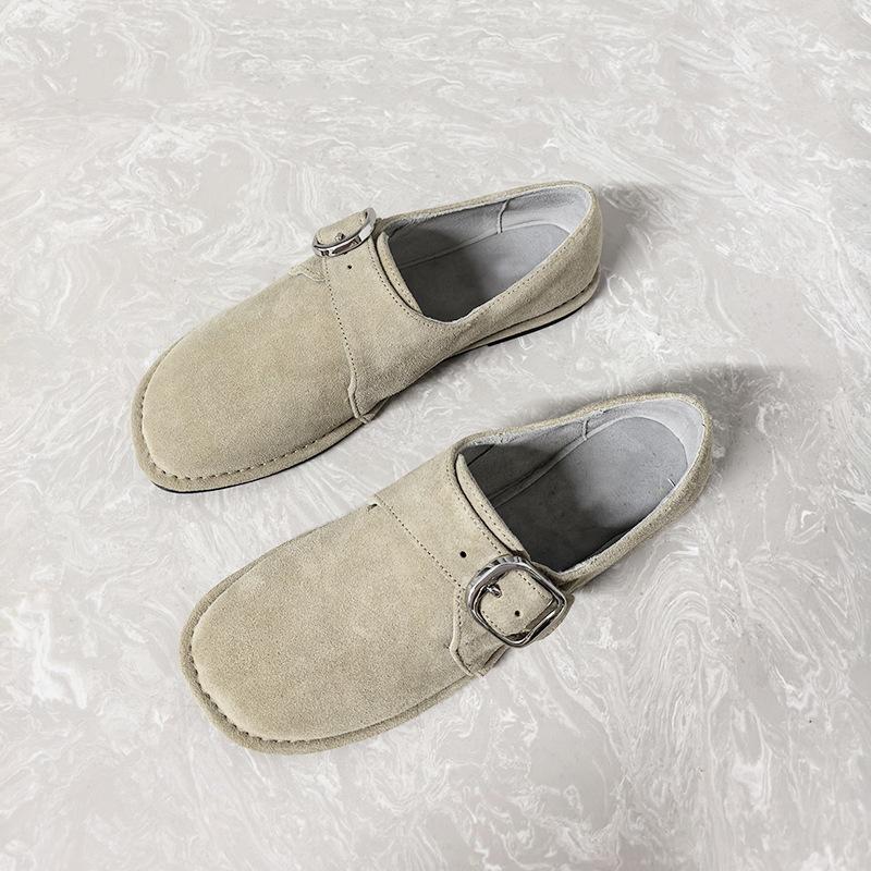 Fashion AIYUQI 2025 new women's flat shoes Non-slip slip-on loafers for women Large-size spring and autumn female shoes