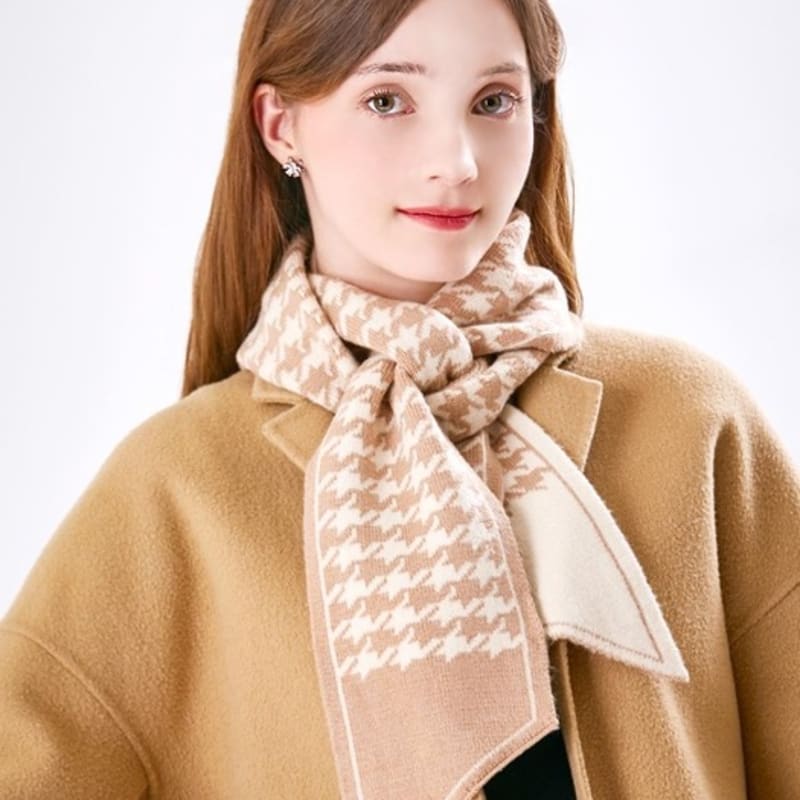 

TANDY Sonia Check Fitted Muffler MMTD5031 black