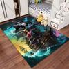 Pirate Ship with Menacing Creatures Carpet Yoga Living Room Room Decor Children's Crawling Mat Doormat Area Rug Games Mat
