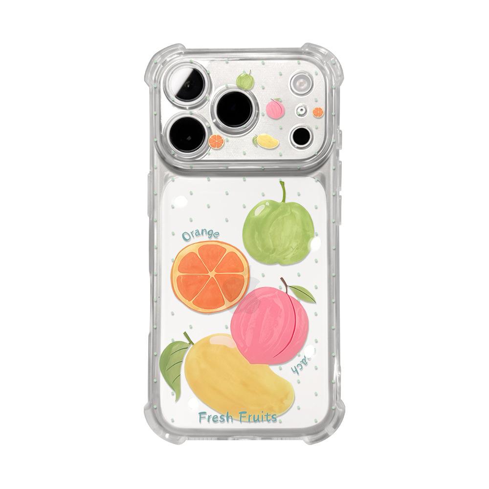 Fresh fruit is suitable for vivo Xiaomi iPhone11/11Pro transparent 11PM mobile phone niche oppo airbag women