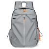 Men's Multi-Functional Casual Business Backpack with Logo Option - Simple Solid Color Fashion Design