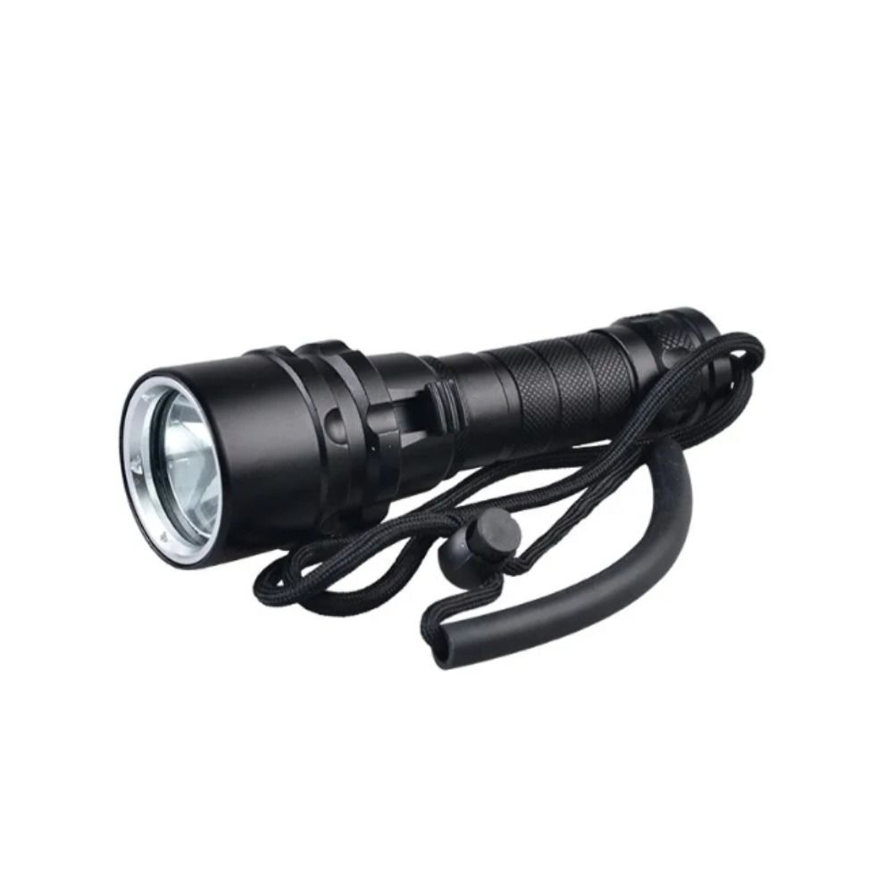 IP68 Waterproof Professional Diving Light Hand Rope LED Diving Flashlight Dive Torch Camping