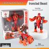 Five-in-One Mecha Alloy Dinosaur Toy: Transforming Robot Tyrannosaurus Rex Grimlock - Perfect Birthday Gift for Boys
