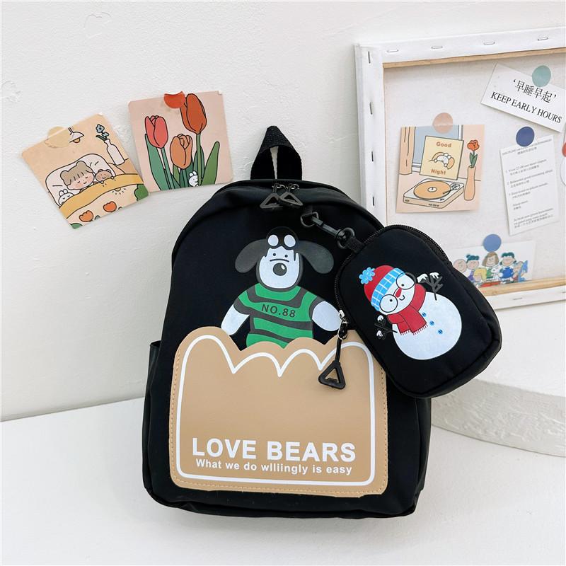 

Adorable Bear Kids Backpack For Preschool Boys And Girls In Multiple Colors чорний