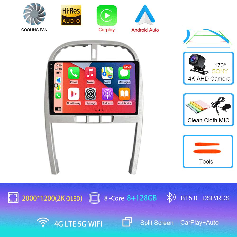 For Chery Tiggo 3 T11 FL 2009-2013 Car Radio GPS Navigation No DVD Player Android 14 4G WIFI BT Carplay AutoRadio DSP