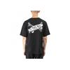 Vans X Wtaps Collaboration Crossbones Graphic Print Crew Neck Loose Fit Short Sleeve T-Shirt Unisex Tops Black VN0A4TRDBLK1