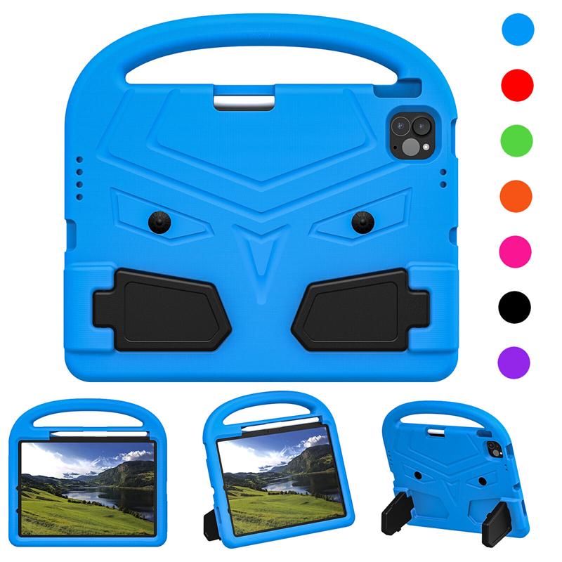 Kids Safe EVA Tablet Case for IPad Air 7 6 5 A16 11 10.2 10.9 Mini 7 6 I Pad Pro 9.7 10 9 8 10th Generation Handle Stand Cover