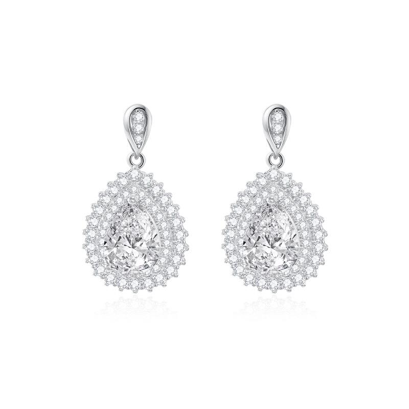 Shining Pearl Copper Alloy Earrings: Light Luxury, High-End Gold-Plated with Strong Color Retention