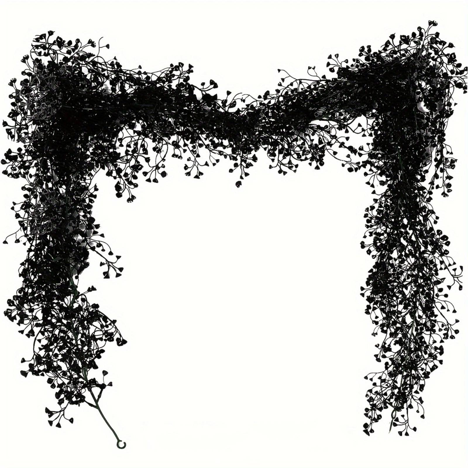 

Simulated Golden BellWillow Vine, FakeEucalyptus FlowerHarvest Festival, Halloween One Size чёрный