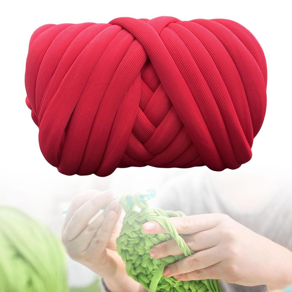 Cotton Polyester Chunky Yarn Bulky Chunky Yarn for Crochet Rug Making DIY