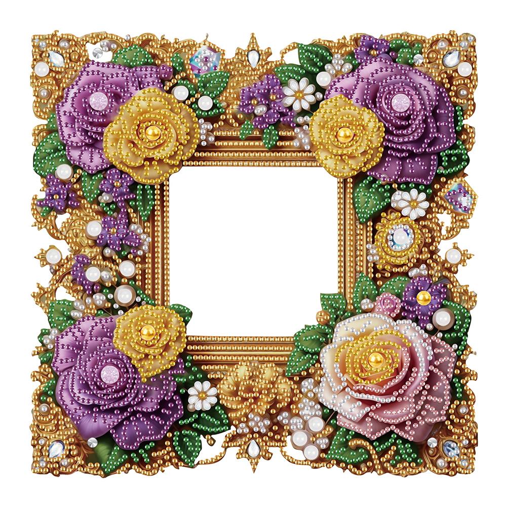 Acrylic Special Shape Floral Table Top Diamond Painting Frame Kits Diamond Painting Desktop Decor Diamond Painting Picture Frame