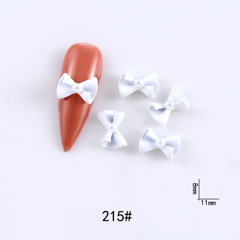 New Cute Bow Heart Nail Art: Frosted Matte Blue & Pink