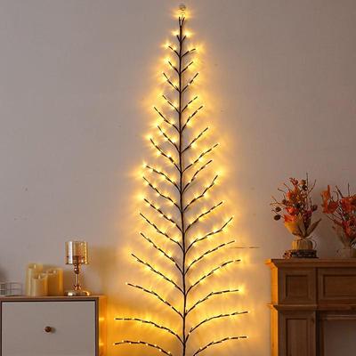 LED Leaf Fairy String Lights - Decorative Rattan for Bedroom & Christmas Tree