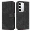 For Realme C71 4G Stand Case Imprinted Lines Leather Phone Cover