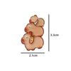 Cartoon Cute Capybara Brooch Clothes Accessories Animals Brooch Cute Bag Pin  Kids
