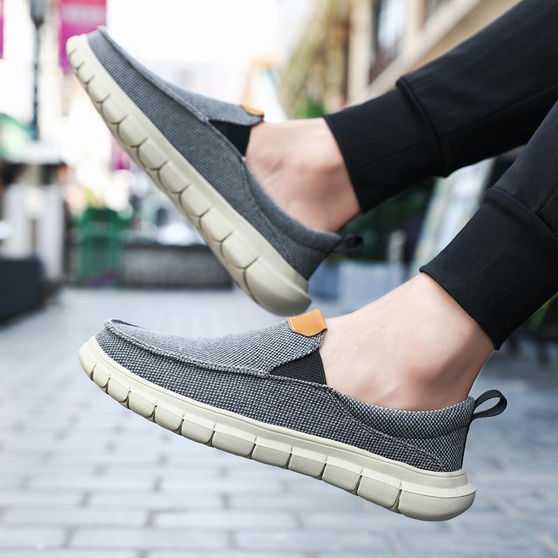 New Men Comfortable And Breathable Loafers Soft-Soled Lightweight Walking Shoe Outdoor Anti-Slip And Wear-Resistant Hiking Shoes