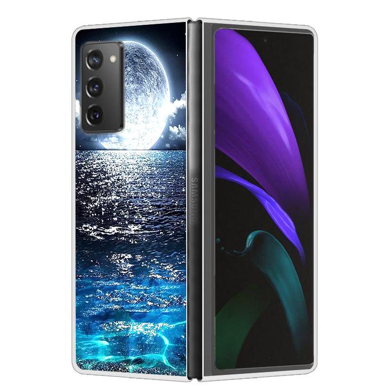 For Samsung Galaxy Z Fold2 Fold4 Fold5 Case Shockproof Hard Plastic PC Back Cover For Samsung Galaxy Z Fold 3 5 4 5G Phone Cases