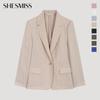  She S miSS  Linen claSSic One Button Jacket Swwjko22520