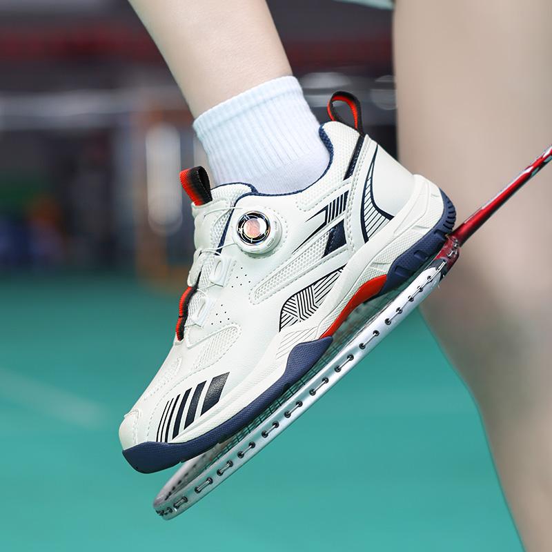 TUINANLE Leichte Kindersportschuhe, atmungsaktive Jungen und Mädchen, professionelle Badmintonschuhe, Fitnessstudio, Volleyball, Tennis, Fitness-Turnschuhe