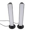RGB-Lichtleiste Gaming-Lichtleisten 24-Tasten-Fernbedienung USB-betrieben Desktop-Schallaufnahmeleuchte für Gaming-PC-Raum