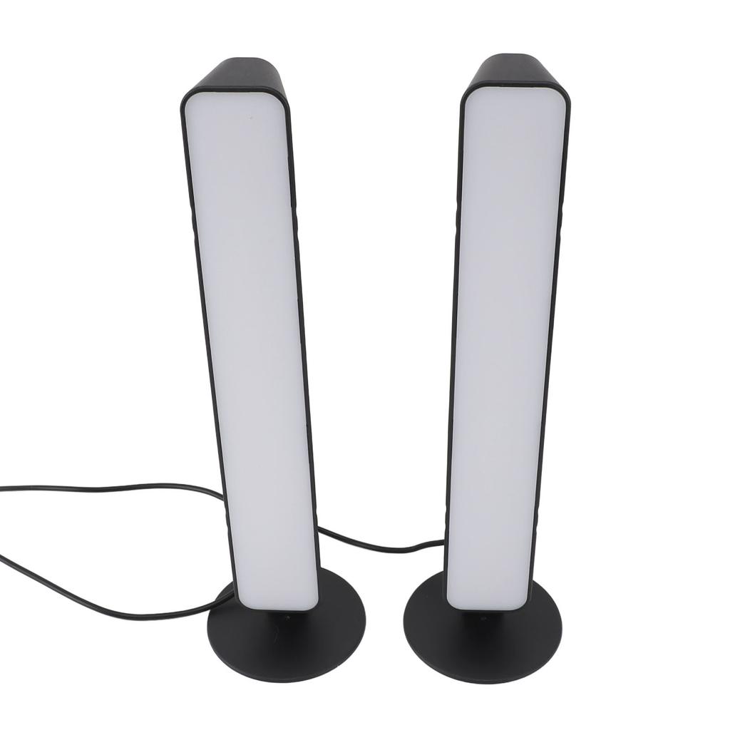 RGB-Lichtleiste Gaming-Lichtleisten 24-Tasten-Fernbedienung USB-betrieben Desktop-Schallaufnahmeleuchte für Gaming-PC-Raum
