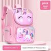 Unicorn Spine Protection Lightweight Backpack for Elementary School Girls (Grades 1-6)