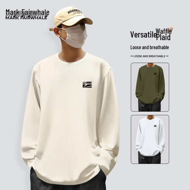 Mark Fairwhale Men s Waffle Knit Long Sleeve T-shirt L