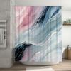 Soft Breathable Shower Curtain Waterproof Printed Home Decor Bathroom Decorative Artistic Decoration Pink Blue Grey White Black