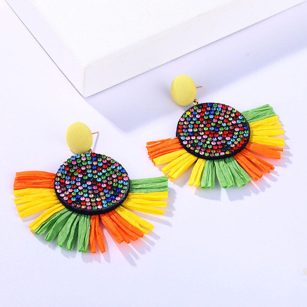 2024 Bohemian Queen Lafite Cic cercei cu picătură de cristal colorate Bijuterii de modă pentru femei Cadouri de petrecere