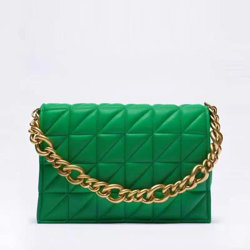 Z's 2024 Diamond Quilted Chain Bag – Stylish Embroidered Shoulder Bag