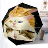 1pc Cats Whiskers Automatic Folding Umbrella - Compact 8-Rib Design, Durable Plastic & Iron, Lightweight for Outdoor Daily Use181
