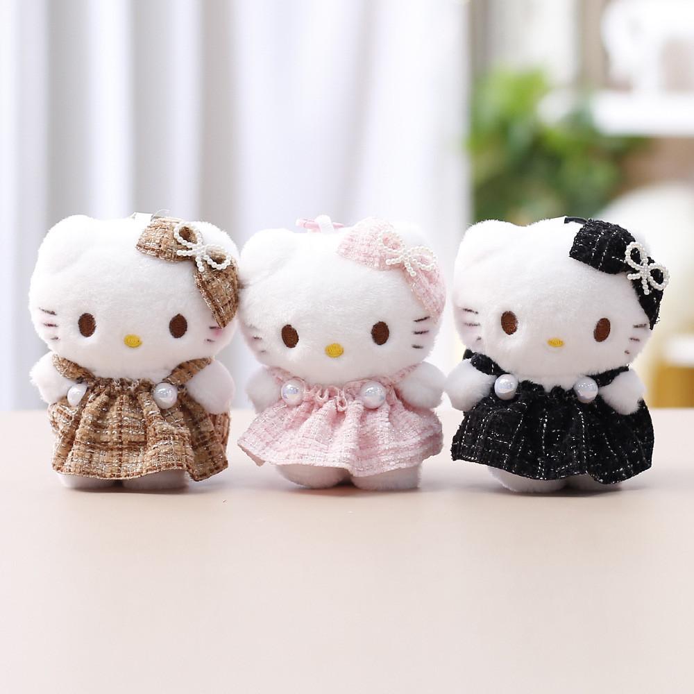 Hello Kitty Plush Toy Keychain Cute Cartoon Stuffed Animal For Kids Gift