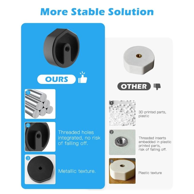 Stativhalterungsadapter aus Aluminiumlegierung für Mini-Satelliten, der Stabilität und Haltbarkeit im Außenbereich gewährleistet