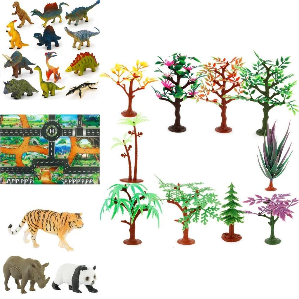12pcs Kids Toys Small Plastic Figures Complete Sea Zoo Animal Safari Set For Learning Fun