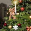 6 Stück Weihnachtsbaumkerzen mit Fernbedienung, flammlose LED-Kerzen, dekorative Lichter für Weihnachts-Familienparty-Dekoration, Feiertags-Innenbereich