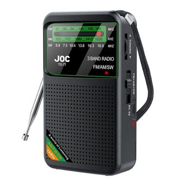 MIni Portable Radio AM/FM/SW Radio Rechargeable Speaker HD Screen Receiver