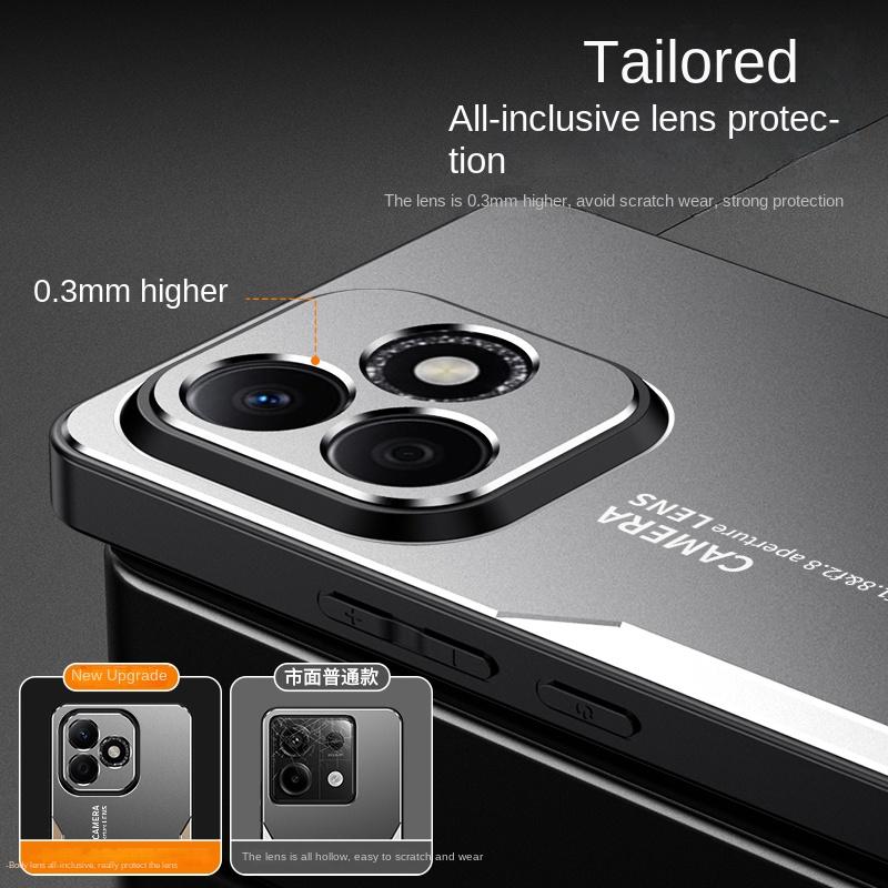 For Honor 400 Lite Aluminum Alloy Hard PC Case for Honor 400lite 300 Ultra 200 Shockproof Matte Silicone Protection Phone Case