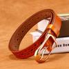 Korean Style Ladies Genuine Leather Belt With Stylish Pin Buckle For Work And Leisure