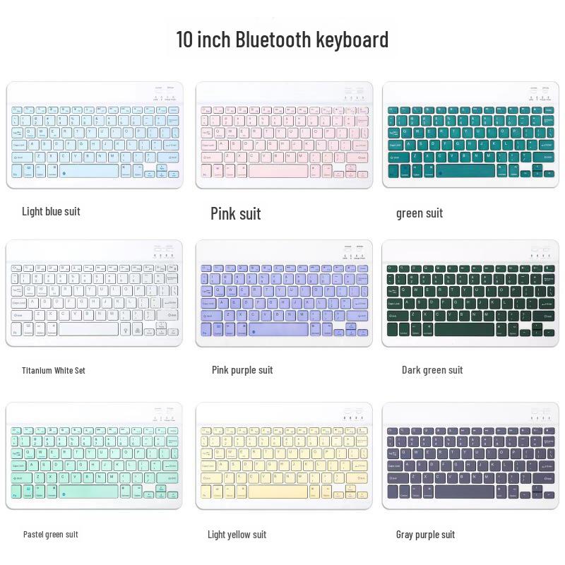 Top-Selling Bluetooth Wireless Keyboard for iPad, Huawei, Lenovo, and Android Devices with Rechargeable Battery