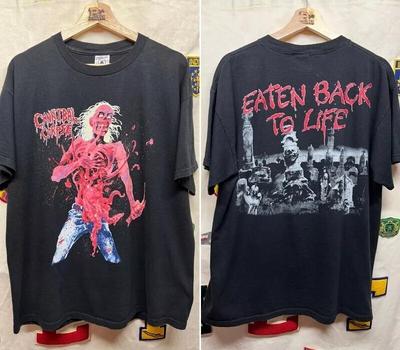 Cannibal Corpse Band Eaten Back To Life Black Unisex T-Shirt Tops Tee Reprint S-4XL